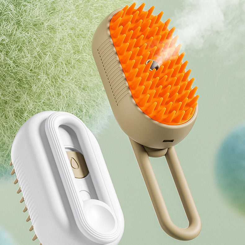 Electric cat claw one-touch spray brush cleaning and hair removal comb cat and dog pet spray massage comb
