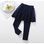 Cotton Baby Girls Leggings Lace Princess Skirt-pants Spring Autumn Children Slim Skirt Trousers for 2-7 Years Kids Clothes