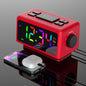Multifunctional Clock Simple Bedside Small Alarm Clock color Large Screen Date Week and RGB light Display Desk Clock