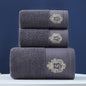 Towel Set Of Pure Cotton Towel Bath Towel Three-Piece Gift Set Xinjiang Cotton