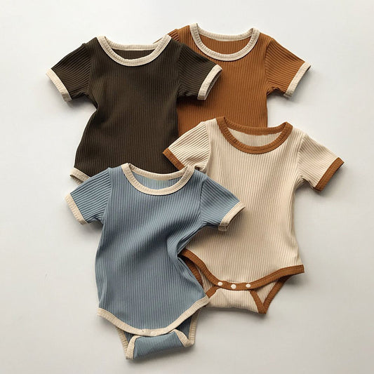 Summer Baby Clothes Baby Triangle Rompers Baby Nordic Bag Fart Clothes Short Sleeve Romper