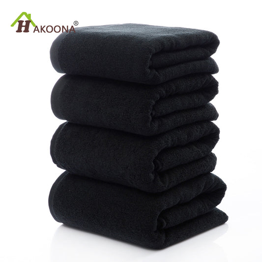 Black Cotton Terry Towels Cotton Face Towel Bath Towels For Adults 70*140cm Bathroom Towels