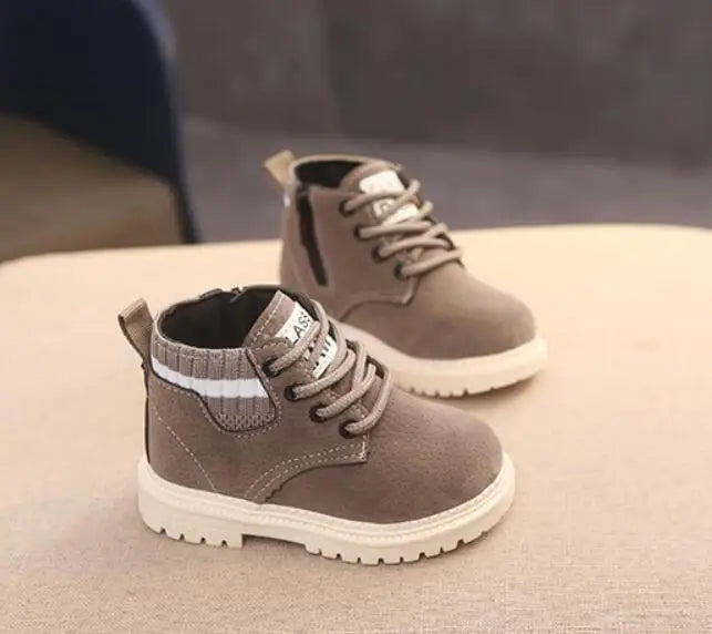 Fashion Children Casual Shoes Baby Boys Girls Martin Boots Kids Running Shoes Kids Brand Sport White Shoes Child Shell Sneakers