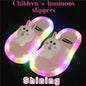 Light Up Slippers Children LED  Kids Slippers Baby Bathroom Sandals  Kids Shoes for Girl  Boys Flip Flops  Toddler