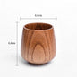 Wooden Big Belly Cups Handmade Natural Spruce Wood Cups